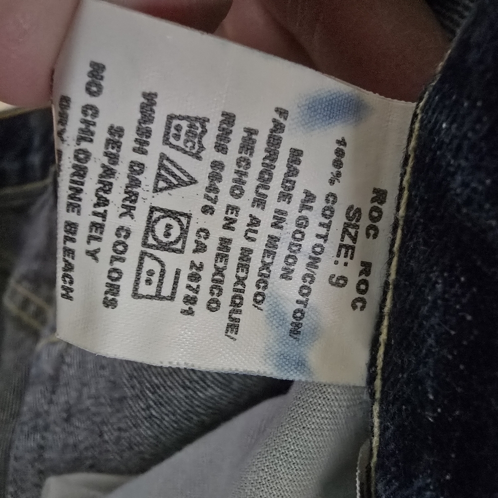 TOMMY HILFIGER VINTAGE JAMIL 2000 Women's Bootcut Denim Jeans Size 9 Juniors Y2K - Picture 8 of 13